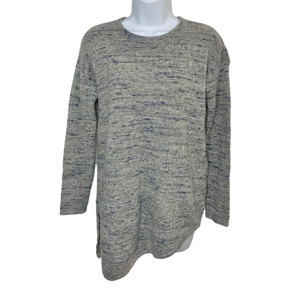 PUREJILL Marled Wool & Cashmere Blend Asymmetrical Sweater Sz XS